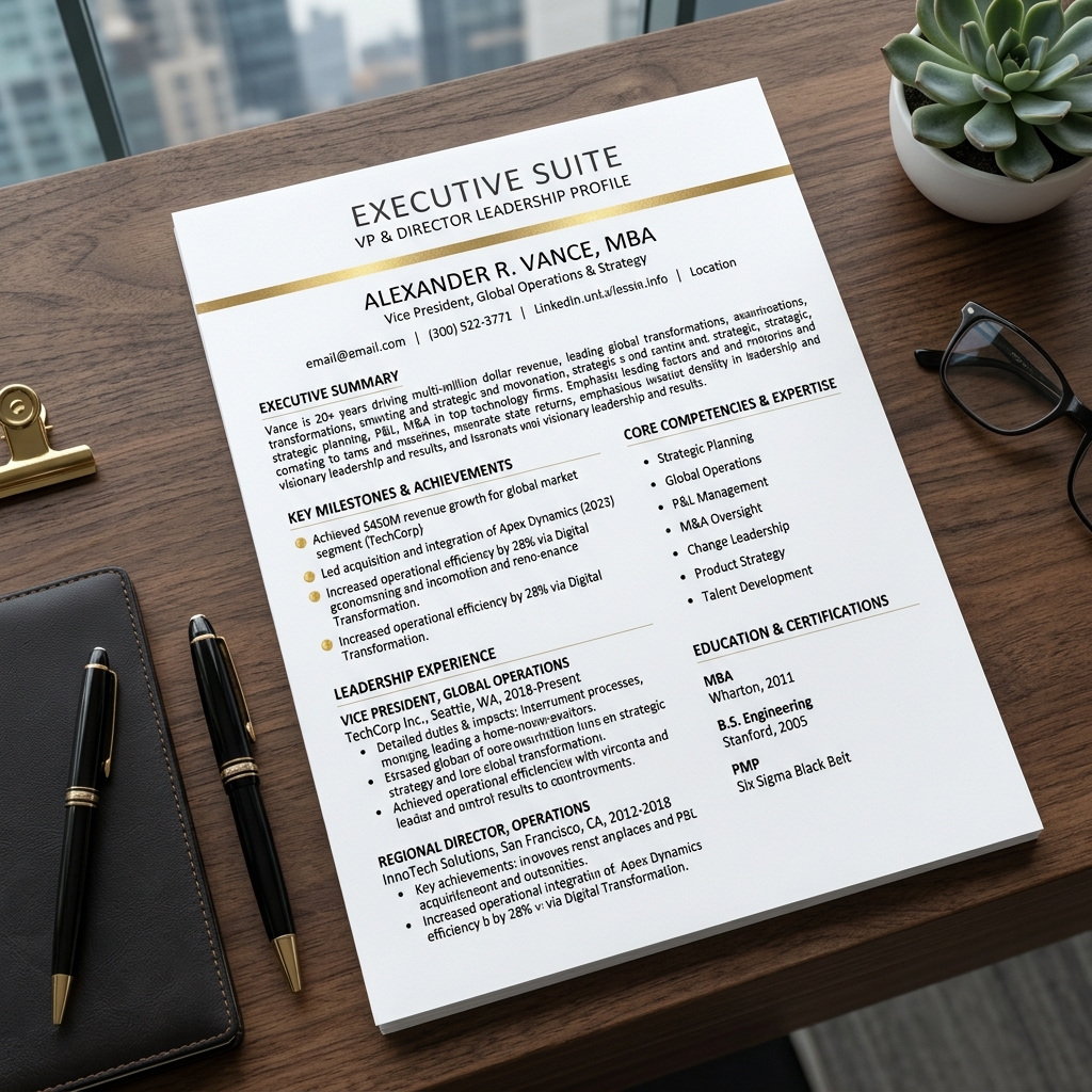 Executive Suite Template Preview